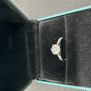 天然ダイヤモンド1.01ct Au750（ひいらぎのかんむり）