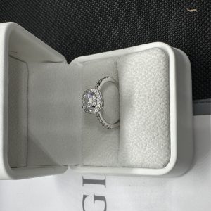 ダイヤモンド指輪 ダイヤモンド シライシ 値引き 天然ダイヤモンド1.01ct GIA鑑定書 AU750指輪