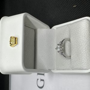 ダイヤモンド指輪 一 粒 ダイヤ ネックレス 天然ダイヤモンド1.01ct GIA鑑定書 AU750指輪