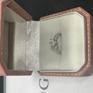 ダイヤモンド指輪 エタニティー リング 天然ダイヤモンド1.01ct GIA鑑定書 AU750指輪