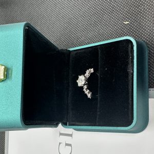 ダイヤモンド指輪 18 金 ダイヤモンド リング 天然ダイヤモンド1.01ct GIA鑑定書 AU750指輪