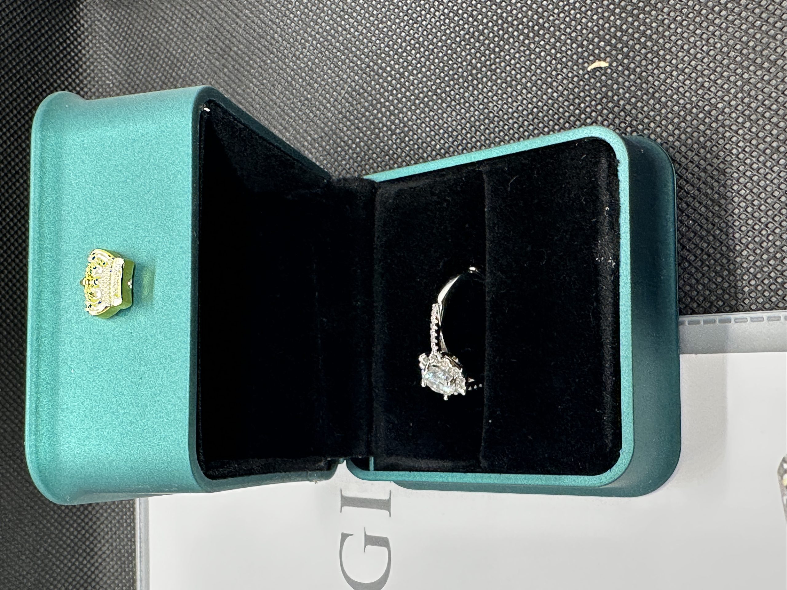 ダイヤモンド指輪 ダイヤ リング 人気 天然ダイヤモンド1.01ct GIA鑑定書 AU750指輪